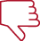 Icon of the thumbs down Icon of the thumbs down